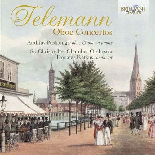 CD Telemann, Georg Philipp - Oboe concertos (1 CDs) MÚSICA - Cds de música - telemann, oboe concertos, 1 cd