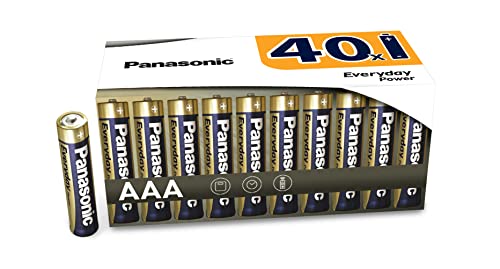 Pilha Alcalina Panasonik Every Day Power (40 unidades) Panasonic batteries - Baterias de uso geral - alcalino, aa, 1,5v, 40 unidades