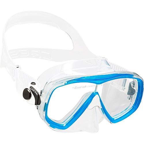 Máscara de Natação Cressi Starfish | Preto Cressi - Máscaras de gás e respiradores - vidro único, alça borracha hipoalergénica, visor excelente visibilidade, agarre múltiplos perfis faciais
