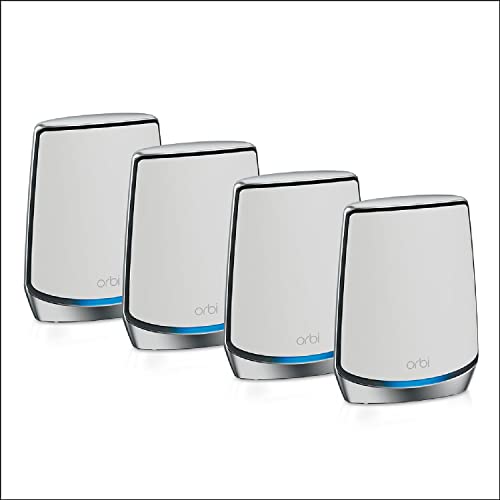 Netgear Orbi Ax6000 Router Sem Fios Gigabit Ethernet Tri-Band 2.4 Ghz / 5 Ghz / 5 Ghz Branco Netgear - Pontes e roteadores - tri-band, gigabit ethernet, ax6000, sem fios