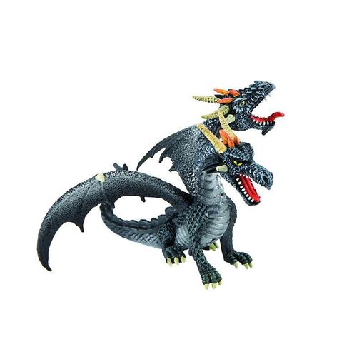 Figura de Ação BULLYLAND Dragão de Duas Cabeças Cinzento Bullyland - Bonecos de ação e brinquedo - figura, ação, bullyland, dragão, duas cabeças, cinzento