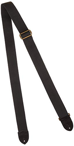 Correia para Guitarra FENDER Sangle 5cm (Couro e Couro - Preto) Fender - Acessórios para guitarra - correia, guitarra, fender, sangle, couro, preto