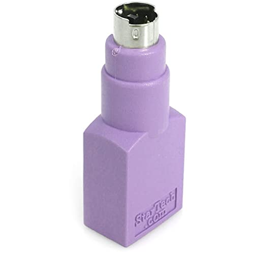 Cabo Adaptador StarTech.com ICUSBKBD1 USB 2.0 A para PS/2 Preto STARTECH - Cartuchos de toner e jato de tinta - usb 2.0, ps/2, preto