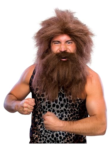 Peruca DISFRAZZES Caveman (Tam: Tamanho Único) DISFRAZZES - Banho e corpo - Caveman, tamanho único, barba primitiva