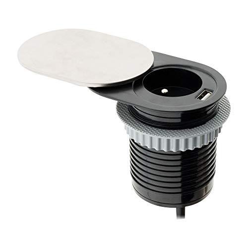 Extensão Elétrica OTIO Compact (1 Tomada) Otio - Tomadas e soquetes de energia - compacta, 1 tomada, usb, deslizante