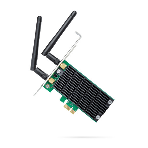 Placa de rede tp-link archer t4e (ac1200 - 300 + 867 mbit/s) TP-Link - Placas e adaptadores de rede - ac1200, 300 mbps, 867 mbps