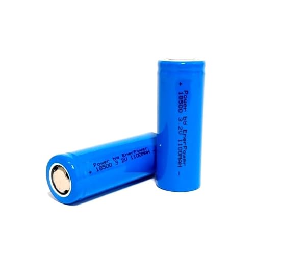 Bateria Recarregável PANZERGLASS LiFePo4 IFR18500 Vipow - Baterias - 1100 mAh, 3.2v, recarregável, PANASONIC