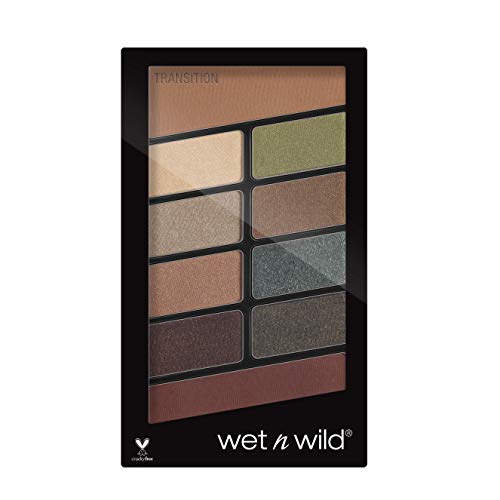 Paleta de Maquilhagem WET N WILD Wild Wetn Coloricon 10 Pan Comfort Zone Wet n Wild - Maquiagem para os olhos - 10 cores, fórmula pigmentada, acabamento suave