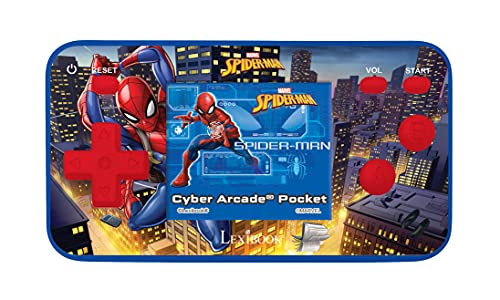 Consola Portátil LEXIBOOK Pocket Spiderman (Idade Mínima Recomendada: 3 anos) Lexibook - Consolas de videojogos - consola portátil, 150 jogos, Spiderman, 3 anos