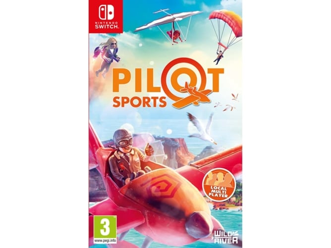 Comando PILOT SPORTS (Nintendo Switch - Preto) Nintendo - Software de jogos de vídeo - nintendo switch, preto