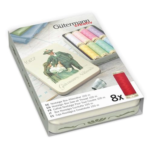Fita para Costura GUTERMANN 100 M Thread Set Gütermann - Fibras para artesanato - fita, costura, gutermann, thread set, branco, 100 m
