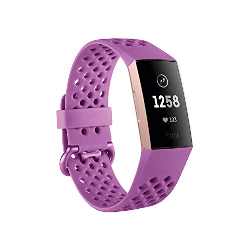 Pulseira Desportiva FITBIT Charge 3 (Bluetooth - Até 7 dias de autonomia - Dourado) Fitbit - Monitores de atividade - oled, 7 dias, resistente à água, bluetooth