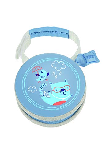 Porta-Chupetas MAM (Azul - Poliuretano e Silicone) MAM - Clipes e suportes para chupetas - poliuretano, silicone, azul