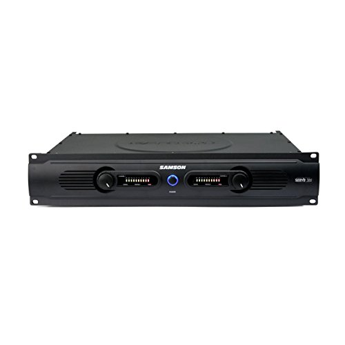 Amplificador SAMSON TECHNOLOGY SERVO 300 (150 W - Canales: 2) Samson - Amplificadores de áudio - 150 W, 2 canais, controlo nível, LED presença