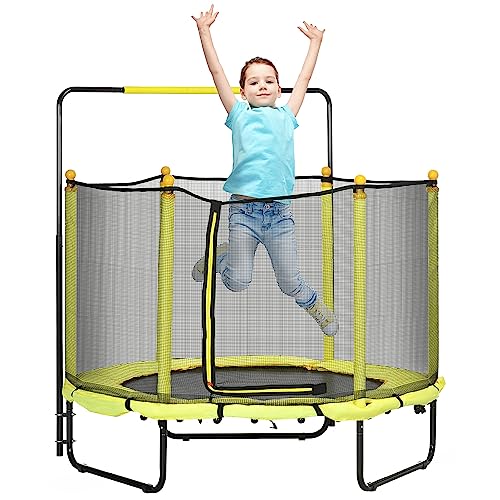 Trampolim ZONEKIZ 140X140X140 Cm (Até 75 kg) SPANISH AOSOM - Trampolins - 140x140x140 cm, até 75 kg