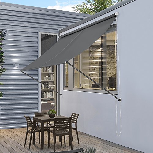 Toldo PRO.TEC Exterior (Cinzento - Algodão - 250x120cm) Pro-Tec - Revestimento - 250x120cm, algodão, exterior, cinzento