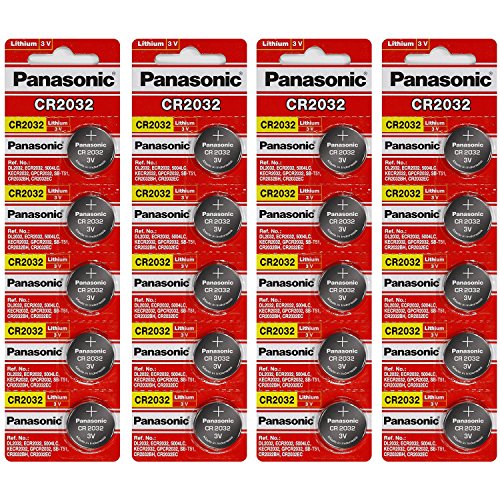 Pilha Recarregável PANASONIC CR2032-20B Panasonic - Aparelhos auditivos - litio, botão, 3V, 200mAh