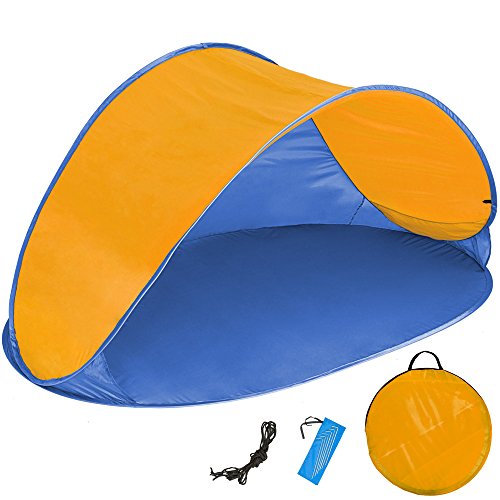 TecTake 400805 Toldo para Campismo Exterior Bege TecTake - Móveis de exterior - camping, exterior, proteção UV, poliéster