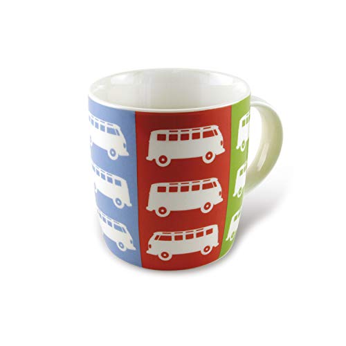 Caneca BRISA Volkswagen Bulli Colors (Vermelho - 0.35 L) INSANIA - Canecas - caneca, vermelho, 0.35l, cerâmica