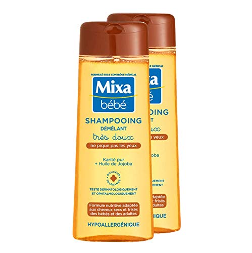 Shampoo Karité Demelant 2 Unidades MIXABÉBÉ Mixa - Shampoo & condicionador - karite, anti-resíduos, hidratação, proteção