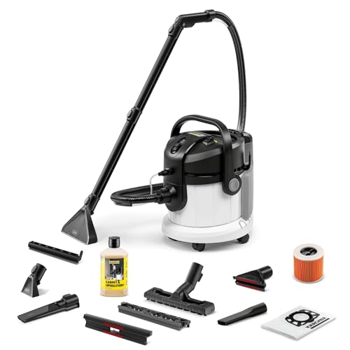 Máquina de Limpeza a Vapor KÄRCHER SE 4 Plus Kärcher - Aspiradores - 4L, 3 funções, 2 posições pressão, filtro removível