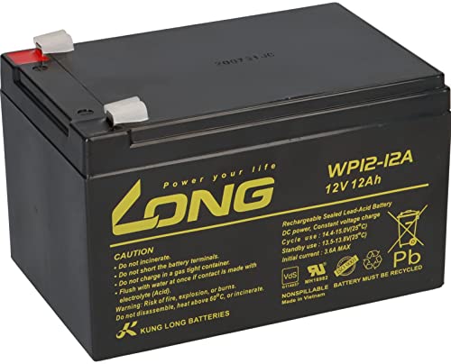 Bateria WSB Battery WP12-12A Chumbo-ácido selado WSB Battery - Baterias - 12 v, 12 Ah, 135 A, chumbo-ácido selado