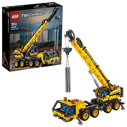 LEGO Technic - Grua móvel - 42108 (Idade mínima: 7) LEGO - Brinquedos de conjunto de construção - lego, technic, grua movel, 42108, idade mínima 7