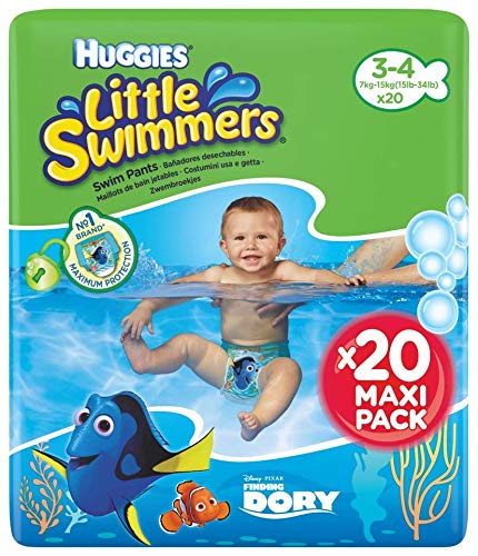 Fraldas Huggies Little Swimmers Medium 20 Unidades HUGGIES - Fraldas - fraldas, huggies, little swimmers, médio