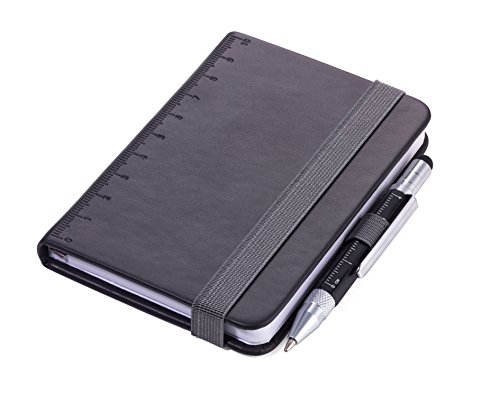 Caderno TROIKA NPP25/BK Preto (A7 - 21x29.7cm) TROIKA - Cadernos e bloco de notas - capa resistente, fecho elástico, páginas lisas, 48 folhas