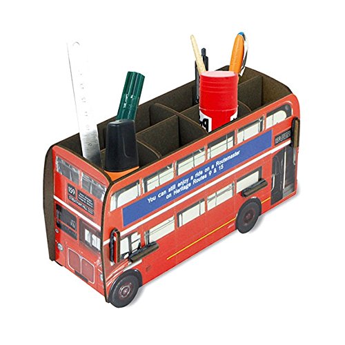 Caixa de Guardar Lapiseira WERKHAUS London 2 Níveis Werkhaus - Organizadores de mesa - autocarro, londres, 2 níveis, cartão