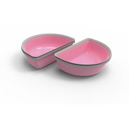 Comedouro para Animais de Estimação SEGULA 70962 Aucune - Tigelas, comedouros e bebedouros para animais de estimação - duplo, divisão, pesagem, rosa