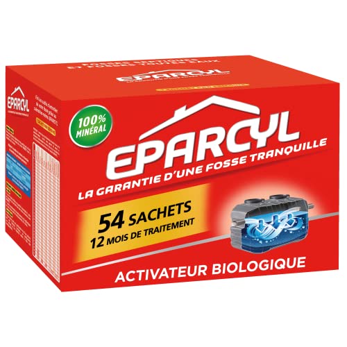 Eparcyl Activador De Fossa 54 Sacs (Recondicionado Como Novo) EPARCYL - Tratamentos para fossas sépticas e sumidouros - limpeza profissional, biológicos, superfícies duras, húmidas