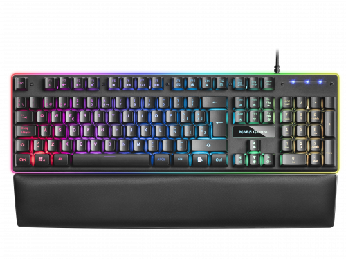 Teclado Gaming Mars Gaming MK320ES | Idioma: Espanhol | Preto Mars Gaming - Teclados - gaming, espanhol, preto
