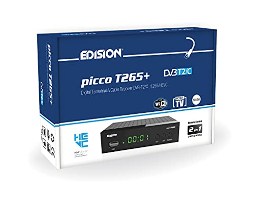 Receptor de TV EDISION Picco T265+ (Full HD) EDISION - Áudio - full hd, receptor tv