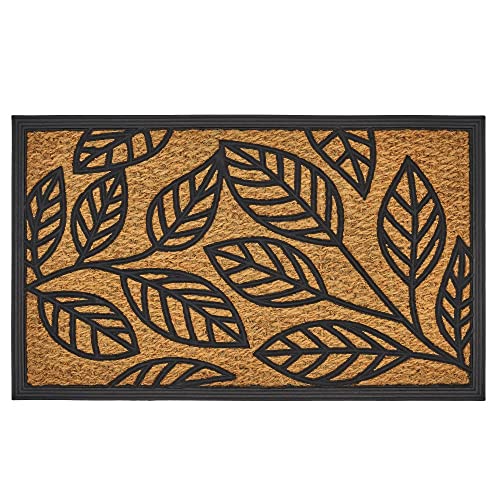 Tapete Decorativo LOLAHOME (Cinzento - 75 x 45 cm) LOLAhome - Tapetes - fibra de coco, antideslizante, 75x45 cm, lavável