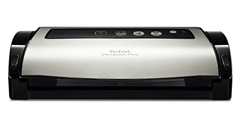 Máquina de Selar a Vácuo TEFAL VacuPack Plus Tefal - Seladoras a vácuo - selar a vácuo, preto prateado, 130 w