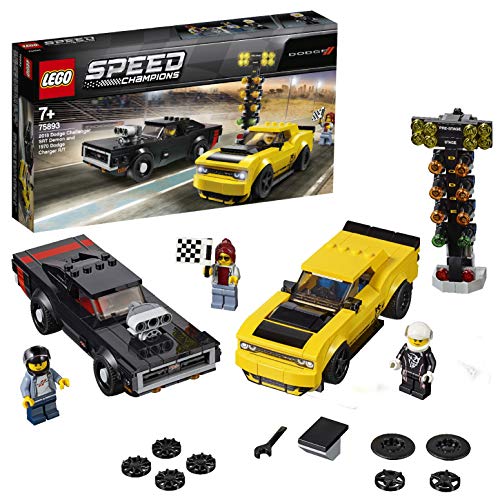 LEGO Speed Champions - Dodge Challenger and 1970 Dodge Charger - 75893 (Idade mínima: 7) LEGO - Blocos de encaixe - lego, Speed Champions, dodge challenger, 1970 dodge charger