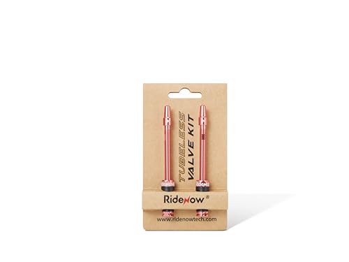 Conjunto de 2 Válvulas Tubeless Ridenow Fv Presta 85Mm RIDENOW - Válvulas de pneu de bicicleta - válvulas, tubeless, alumínio 7075, fecho hermético