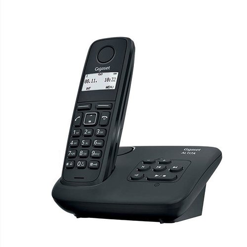 Telefone sem fio GIGASET AL117A Preto, Prateado Gigaset - Telefonia - sem fio, preto, prateado