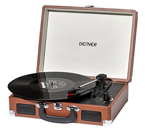 Gira-Discos DENVER ELECTRONICS VPL-120B (Automático - 33 1/3 - 45 - Correia) Denver - Gira-discos e leitores de vinil - automático, 33 1/3, 45, correia