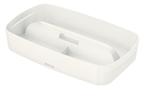 Tabuleiro Organizador ESSELTE Branco (10 x 18.5 x 2 cm) Leitz - Organizadores de gavetas para casa - branco, 10x18.5x2 cm, plástico ABS, papelaria