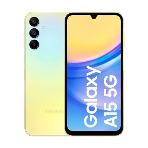 Smartphone SAMSUNG Galaxy A15 5G (6.5'' - 4 GB - 128 GB - Amarelo) SAMSUNG - Telemóveis - smartphone, samsung galaxy a15 5g, 6.5 polegadas, 4 gb ram, 128 gb armazenamento, amarelo