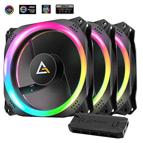 Ventoinha para Pc Antec Prizm 120 ARGB 3+2+C | Branco Antec - Peças de refrigeração de sistema de computador - ventoinha, pc, antec, prizm 120 argb, branco