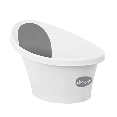 Banheira de Bebé SHNUGGLE SBP-WGS-EUR | Branco Shnuggle - Móveis para bebês e crianças pequenas - banheira, bebé, branco