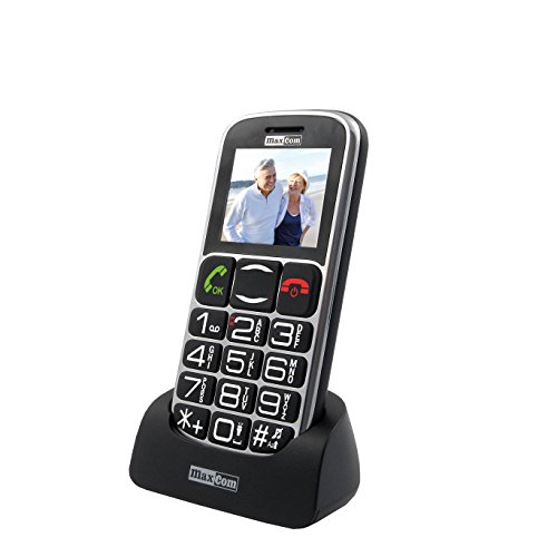 Telemóvel MAXCOM MM 461 BB (1.8'' - 2G - Preto, prateado) Maxcom - Telemóveis - telemóvel, maxcom mm 461 bb, 1.8 polegadas, 2G, preto, prateado