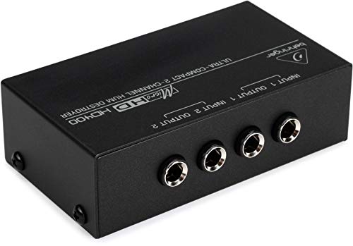Behringer HD400 Microhd Supressor de Ruído 2 Canais Behringer - Componentes de áudio - supressor de ruído, 2 canais, entrada e saída balanceada, equalização automática