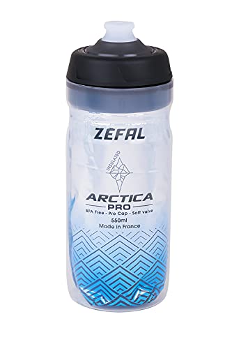 Garrafa de Ciclismo ZEFAL Arctica Pro (550 ml) Zefal - Garrafas de água - 550 ml, polipropileno, preto, azul
