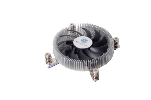 Silverstone SST-NT07-115X processador cooler 12 cm Preto, Prateado (Acessório Informática e Tel.) Silverstone - Peças de refrigeração de sistema de computador - cooler, intel, alumínio, cobre, 1,2 cm