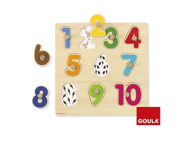 Puzzle Diset 53074 | 200 Peças | Multicolorido Goula - Quebra-cabeças de madeira e com pinos - 200 peças, multicolorido, madeira, geométrico
