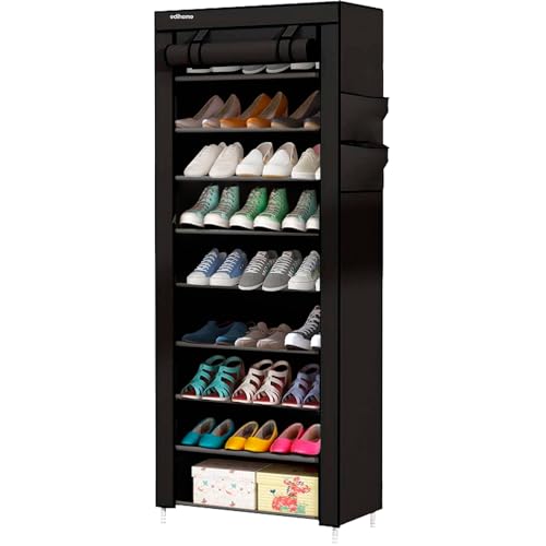 Organizador Vertical de Sapatos EDIHOME SHANGLI DONSAN INTERNATIONAL TRADING CO., LTD. - Organizadores e sapateiras - 1,2 kg, 6 kg, 28 cm x 58 cm x 160 cm, madeira mdf, fácil de montar
